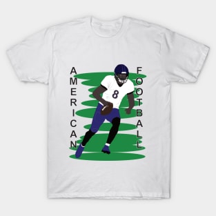 American football player in action T-Shirt